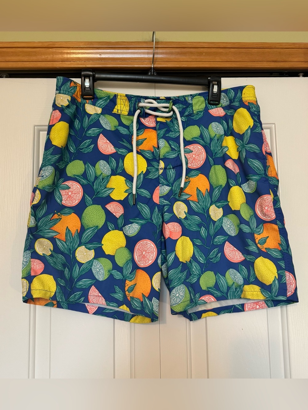 Abercrombie & Fitch Citrus Print Board Shorts